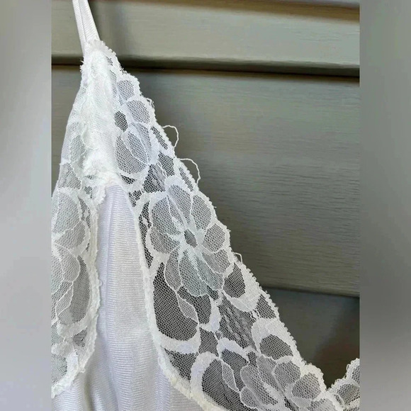 Petite Fleur Vintage Slip Dress and Duster Robe Peignoir Ensemble Set Sz 36/38 - Picture 7 of 11